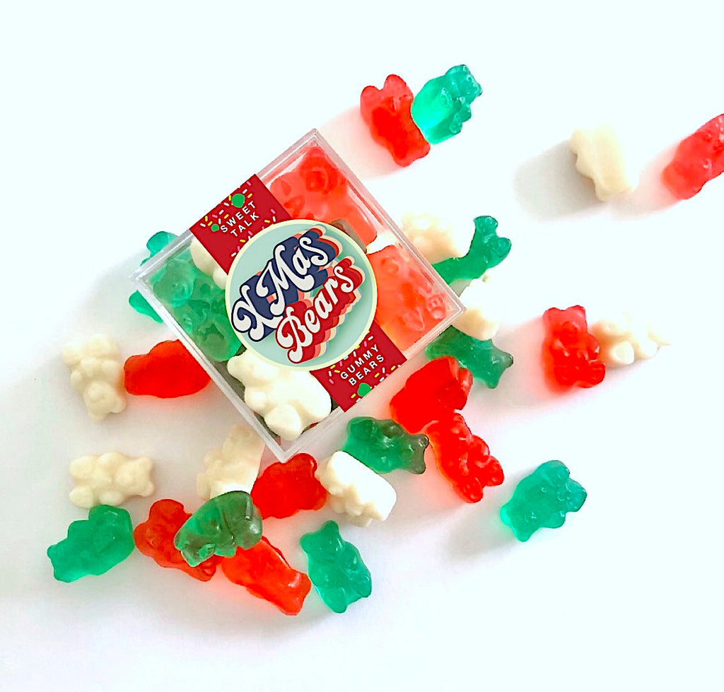 Glitter Bears - Crystal Candy Cube - Gummy Bears