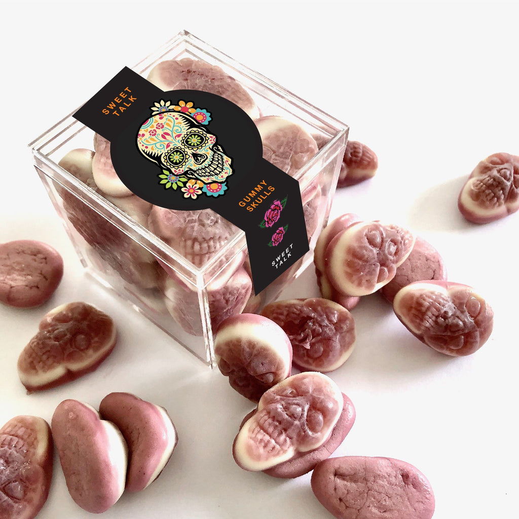 Halloween Candy Gift Box Gummy Skulls Day of the Dead