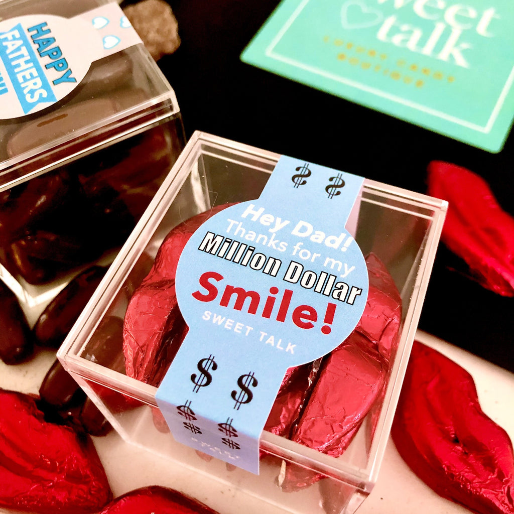 Fathers Day Candy & Chocolate Gift Box - 12 Candy Cube Box