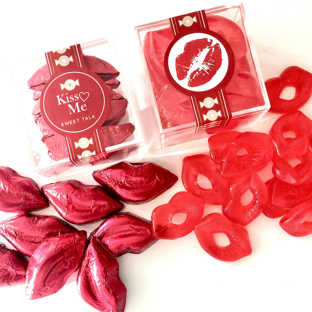 Chocolate Lips and Gummy Lips Candy Box